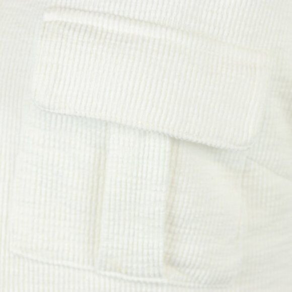 Promesa Ready Set Women’s Small White V-Neck Short Sleeve Knit Popover Blouse - Picture 5 of 8